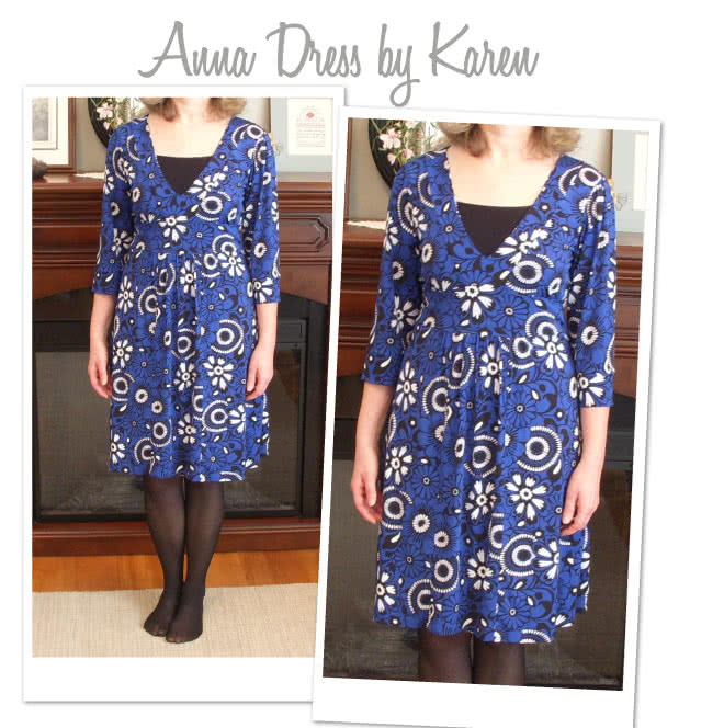 Anna Dress Sewing Pattern By Karen And Style Arc - A good basic pull on dress