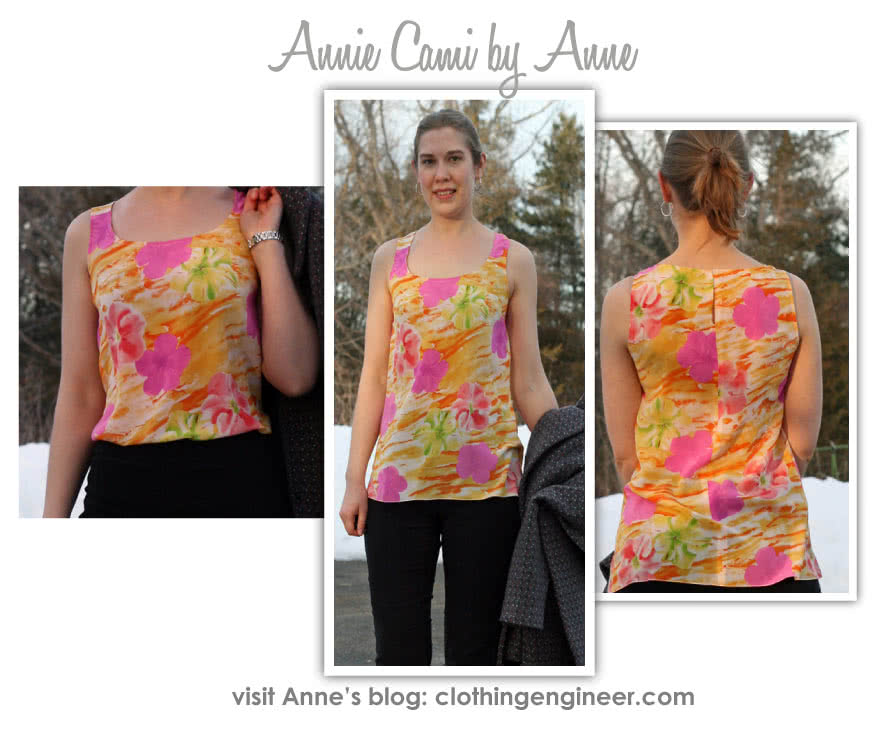 Annie's Cami Sewing Pattern By Anne And Style Arc - Versatile woven camisole