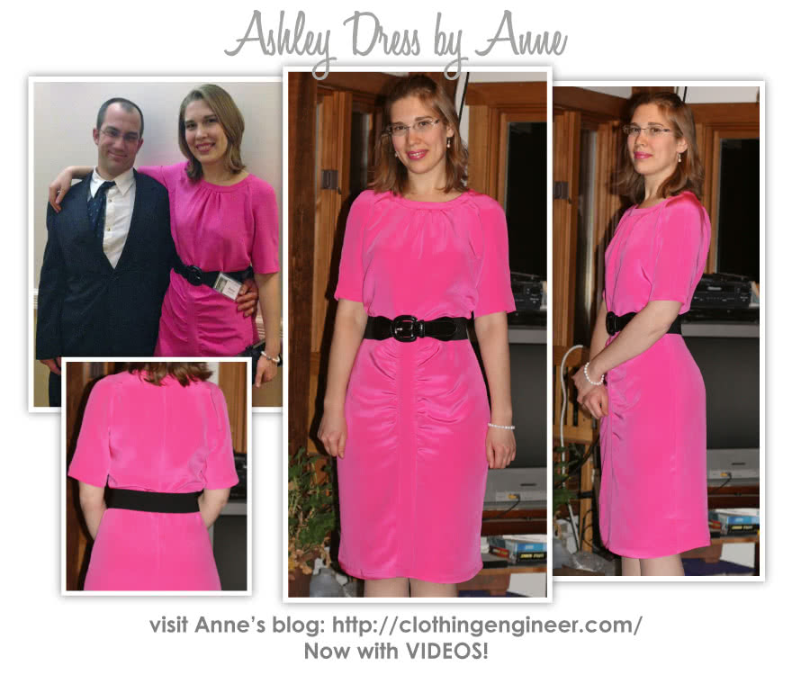 Ashley Dress Sewing Pattern By Anne And Style Arc - Flattering dress with gathers in the right places