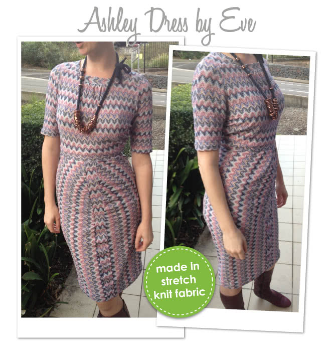 Ashley Dress Sewing Pattern By Eve And Style Arc - Flattering dress with gathers in the right places