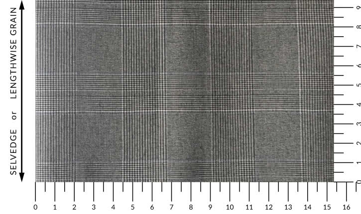 Stretch Bengaline Fabric – Prince Of Wales Check By Style Arc - Try our famous stretch bengaline fabric in Prince of Wales Check!