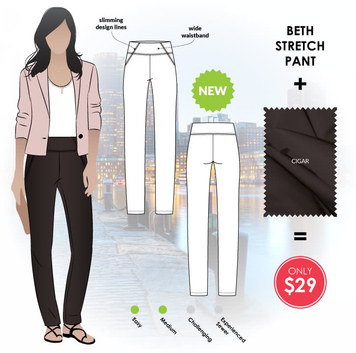 Beth Pant + Cigar Bengaline – Style Arc