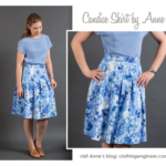 Skye Top + Candice Skirt Outfit Sewing Pattern Bundle By Anne And Style Arc