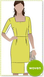 Catherine Dress Sewing Pattern By Style Arc - Classic fully lined woven dress suitable for a Duchess!