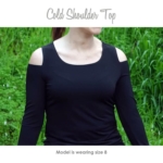 Cold Shoulder Knit Top Sewing Pattern By Style Arc