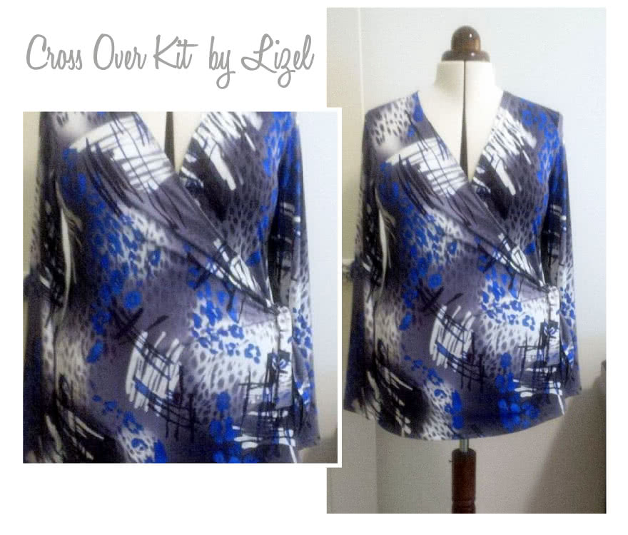 Cross Over Kit Sewing Pattern By Lizel And Style Arc - Clever wrap top with side buckle feature