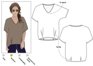 Daphne Duo Tunic Sewing Pattern – Casual Patterns – Style Arc