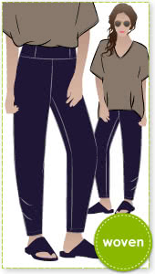 Daphne Duo Tunic + Pant Outfit Sewing Pattern Bundle By Style Arc - Daphne Duo Tunic & Pant outfit
