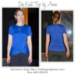 Dee Knit Top Sewing Pattern By Anne And Style Arc