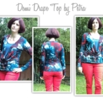 Demi Drape Top Sewing Pattern By Petra And Style Arc