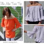 Ellie-Mae Tunic Top Sewing Pattern By Style Arc