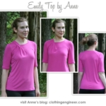 Emily Knit Top Sewing Pattern By Anne And Style Arc