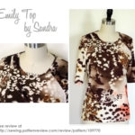 Emily Knit Top Sewing Pattern By Sandra And Style Arc