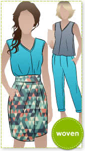 Emily Skirt + Christia Pant + Vicki Top Sewing Pattern Bundle By Style Arc - Complete Sharmaine's collection: buy Emily Top + Christia Pant = and get FREE Vicki Top