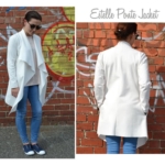 Estelle Jacket + Cream Ponte Sewing Pattern Fabric Bundle By Style Arc