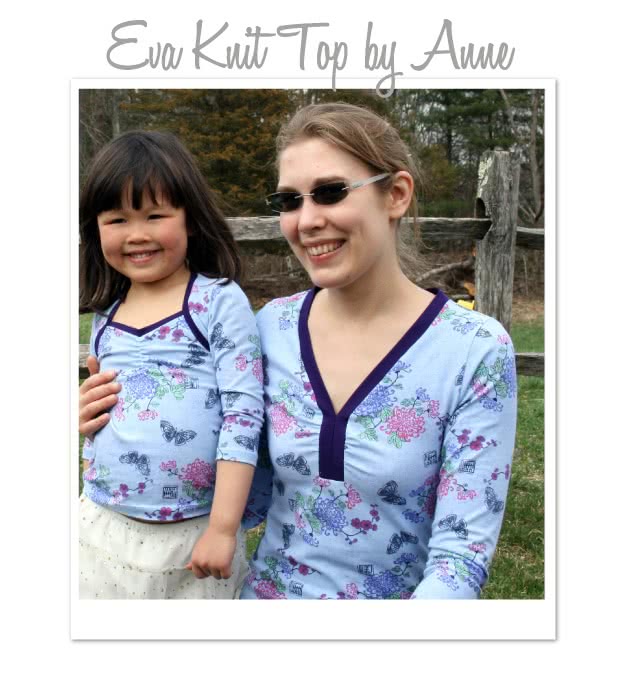 Eva Knit Top Sewing Pattern By Anne And Style Arc - Great knit top with flattering neckline