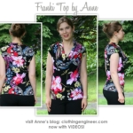 Franki Dress / Top Sewing Pattern By Anne And Style Arc