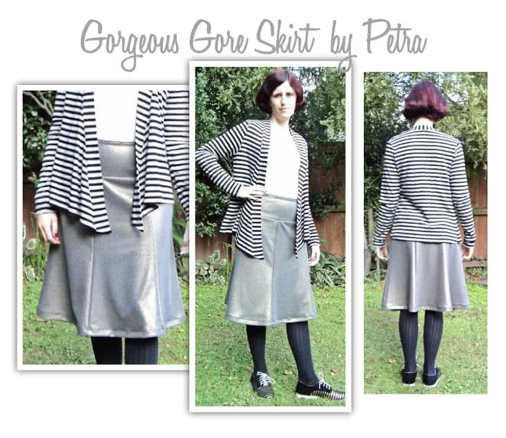 Gorgeous Gore Skirt Sewing Pattern By Petra And Style Arc - Great 6 gore knit jersey pull on skirt