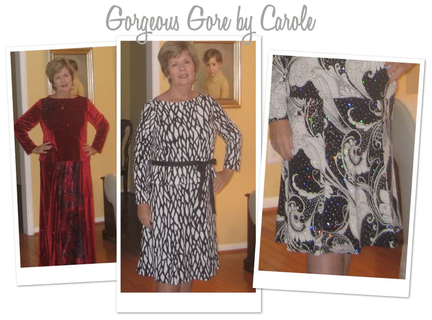 Gorgeous Gore Skirt Sewing Pattern By Carole And Style Arc - Great 6 gore knit jersey pull on skirt