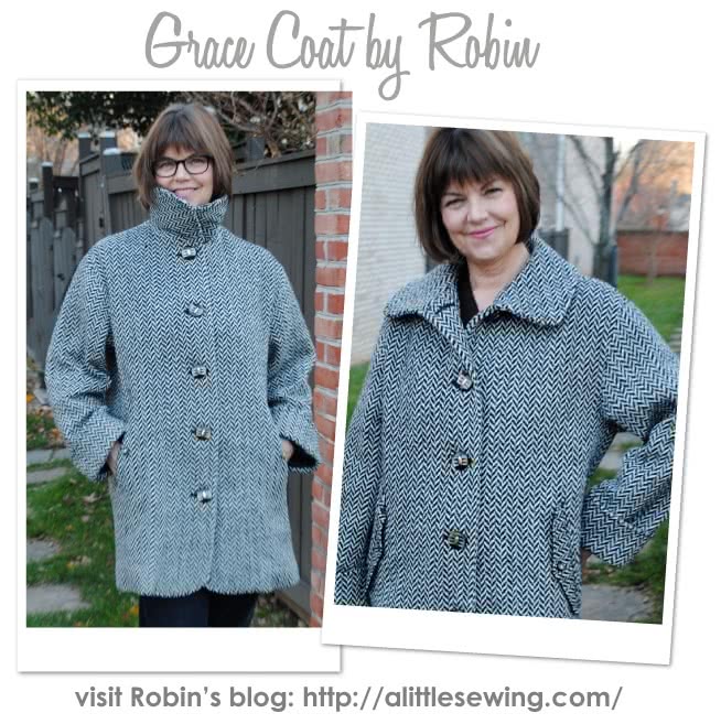 Grace Trans-Seasonal Coat Sewing Pattern By Robin And Style Arc - Easy to wear every day unlined coat for all seasons