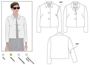 Harriet Jacket Sewing Pattern – Semi-formal Patterns – Style Arc