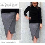 Halle Stretch Skirt Sewing Pattern By Style Arc