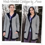 Heidi Hooded Cardi Sewing Pattern By Style Arc