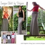 Imogen Knit Skirt Sewing Pattern By Vir And Style Arc