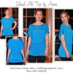 Island Ali Top Sewing Pattern By Anne And Style Arc
