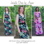 Jacinta Knit Dress Sewing Pattern By Anne And Style Arc