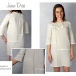 Jema Panel Dress Sewing Pattern By Style Arc