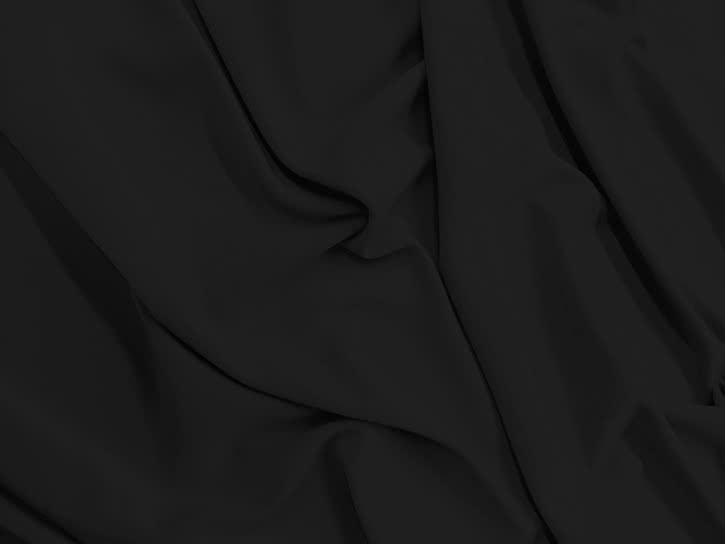 black jersey knit fabric