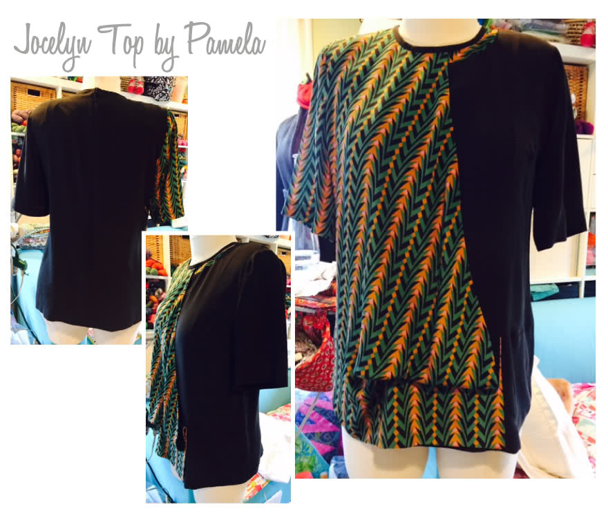Jocelyn Woven Top Sewing Pattern By Pamela And Style Arc - Sophisticated draped overlay top