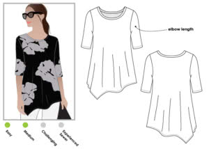 Kim Swing Top Sewing Pattern – Casual Patterns – Style Arc
