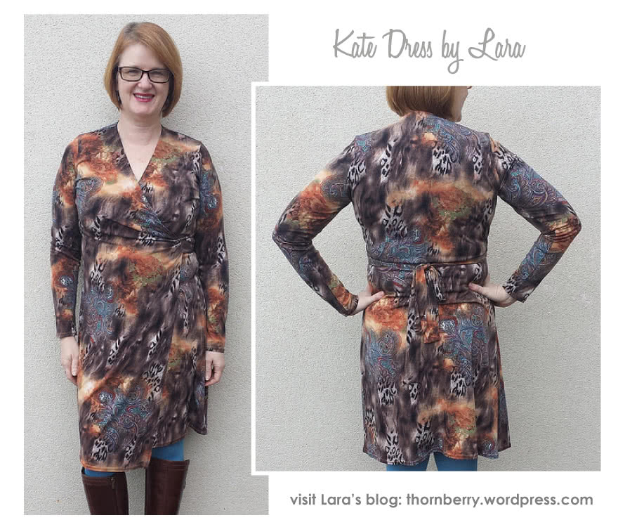 Kate Dress Sewing Pattern By Lara And Style Arc - Fabulous & flattering wrap dress