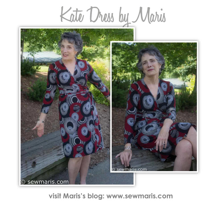 Kate Dress Sewing Pattern By Maris And Style Arc - Fabulous & flattering wrap dress