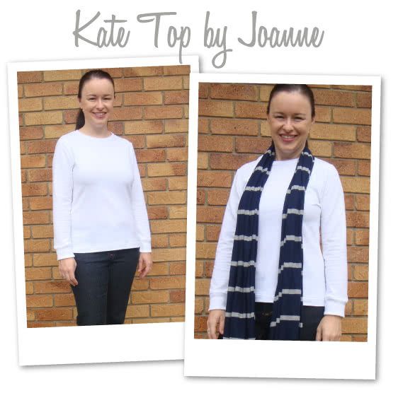 Kate Top Sewing Pattern By Joanne And Style Arc - Long sleeve top with rib cuff