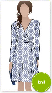 Kate Dress Sewing Pattern By Style Arc - Fabulous & flattering wrap dress