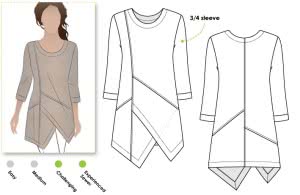 Lani Woven Tunic Sewing Pattern – Casual Patterns – Style Arc
