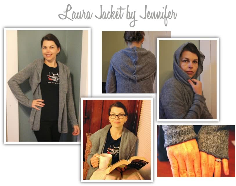 Laura Knit Cardi Sewing Pattern By Jenn And Style Arc - Simple shawl collar cardi