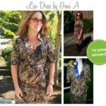 Lea Knit Wrap Dress Sewing Pattern By Geni And Style Arc