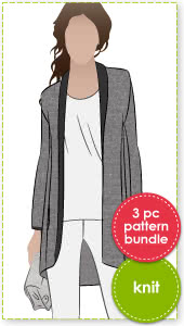 Lillian + Lucinda = Free Evie Sewing Pattern Bundle By Style Arc - Buy Lillian Jacket & Lucinda Pants & get Evie Top FREE.