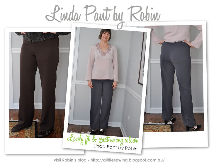 Linda Stretch Pant Sewing Pattern By Robin And Style Arc - Just wait till you try this one!! You'll love it!