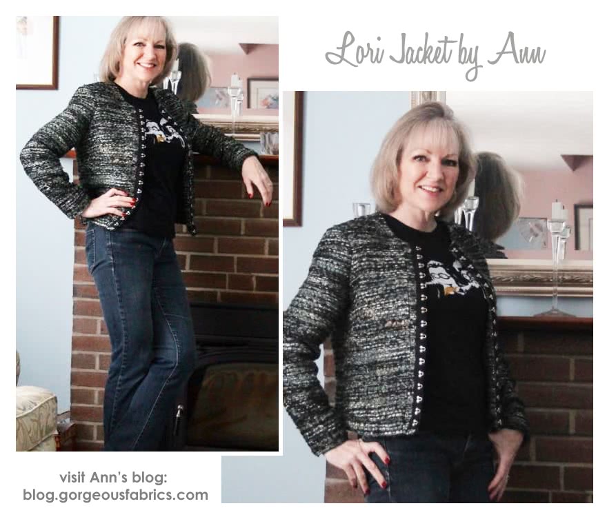 Lorie Jacket Sewing Pattern By Ann And Style Arc - Designer look without the complication!