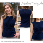 Madeleine Ponte Top Sewing Pattern By Anne And Style Arc