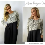 Maisie Designer Dress Sewing Pattern By Style Arc