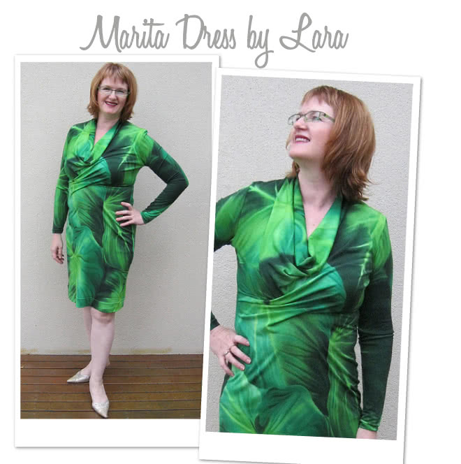 Marita Knit Dress Sewing Pattern By Lara And Style Arc - Great easy to wear knit dress