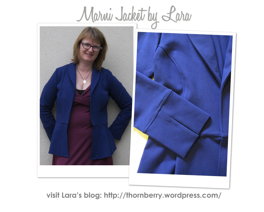 Marni Ponti Jacket Sewing Pattern By Lara And Style Arc - Peplum style knit jacket