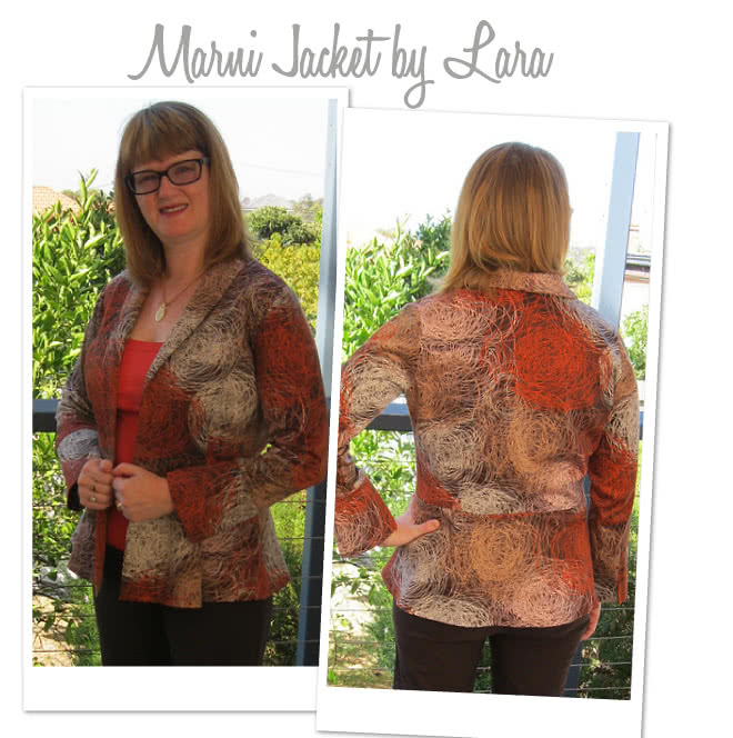 Marni Ponti Jacket Sewing Pattern By Lara And Style Arc - Peplum style knit jacket