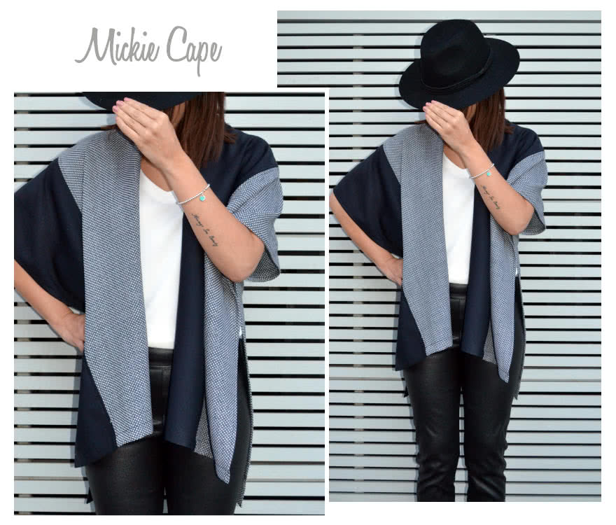 Mickie Cape Sewing Pattern By Style Arc - Simple but sophisticated cape